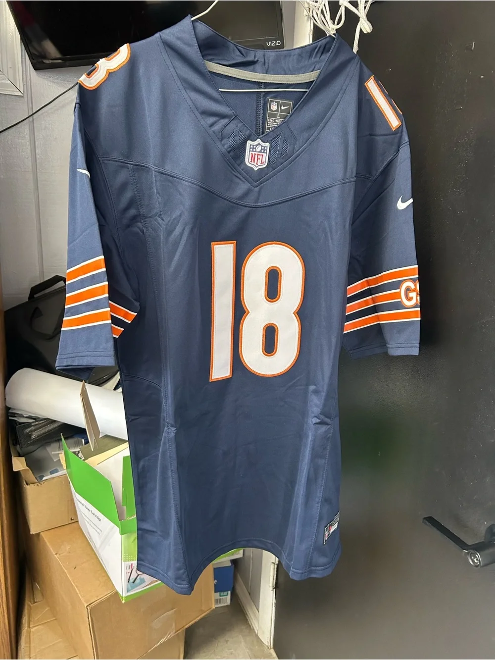Nike Men’s Navy Blue Chicago Bears Caleb Wilson Jersey